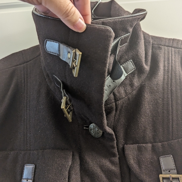 Zara Basic Wool Blend Jacket - Picture 4 of 8